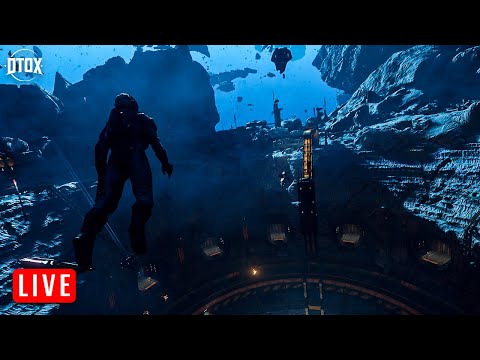 🔴LIVE - Star Citizen 4.4 NEW QV Station Missions! (PTU Wave 1)