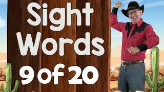 Sight Words | Ready to Read Sight Words | List 9 | Jack Hartmann