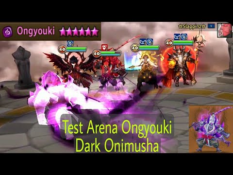 Ongyouki Dark Onimusha × Mookwol Dark Art Master Test RTA Damage Summoners War !!