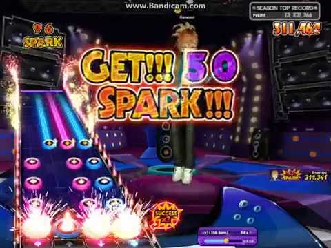 [The Fiery Concert]AuditionPVS Guitar Mode Rita - Alicemagic [Lv 4 Crazy 166bpm