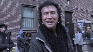 Andy Kim outside Letterman Show