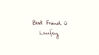 Cover art for Best friend laufey