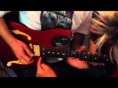 Chrome Metal Tigers' Gearhard Merciless in the studio...!!!!