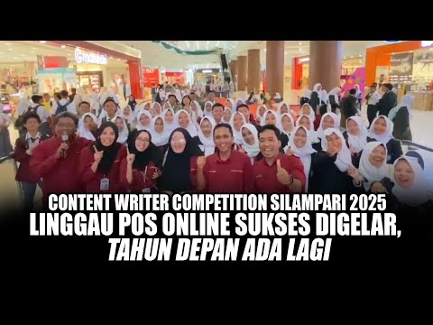 Tahun Depan, Content Writer Competition Dilaksanakan Kembali