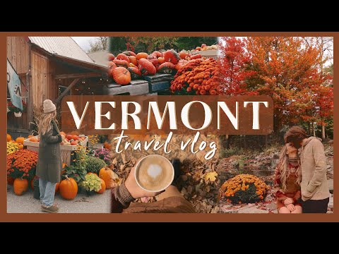 AUTUMN IN VERMONT | exploring the fall foliage, apple orchards, cider mills,  & more in Stowe 🍂