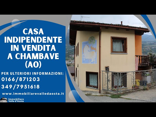Casa indipendente con giardino in vendita a Chambave (AO)