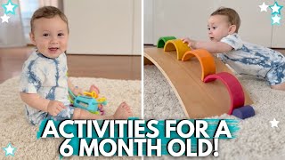 How to Entertain a 6 Month Old Baby! Easy Ideas at-Home to Learn, Develop & Grow!