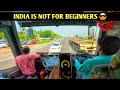 India Is Not For Beginners Extremely Aggressive VOLVO BUS Driving On NH 16 Indian Volvo Drivers
