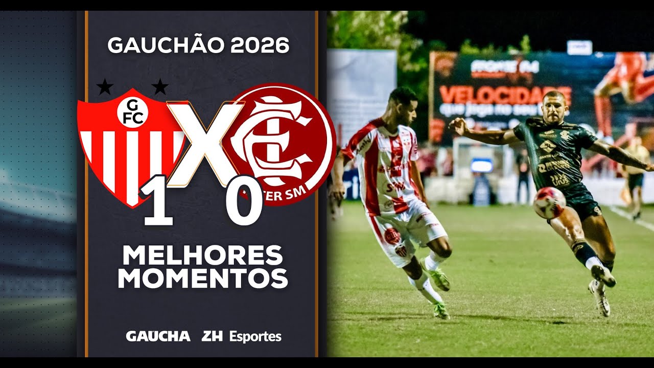 Guarany de Bagé vs Inter de Santa Maria Highlights