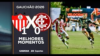 GUARANY DE BAGÉ 1x0 INTER DE SANTA MARIA | MELHORES MOMENTOS | GAUCHÃO | 24/01/2026