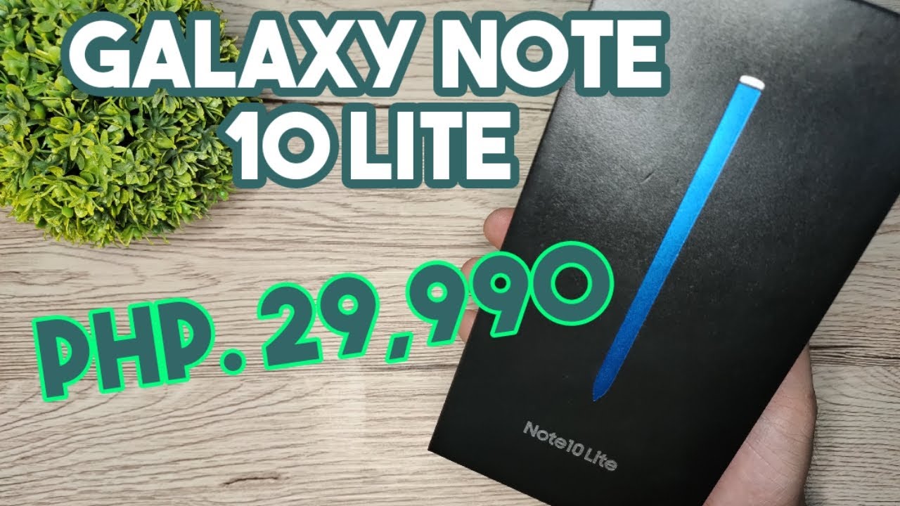 Unboxing + Review: Samsung Galaxy Note 10 Lite perfect gift for Valentines day