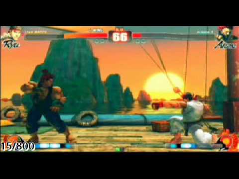SF4 In Arcade  Poongko(1p) VS Infiltration(2p) 2