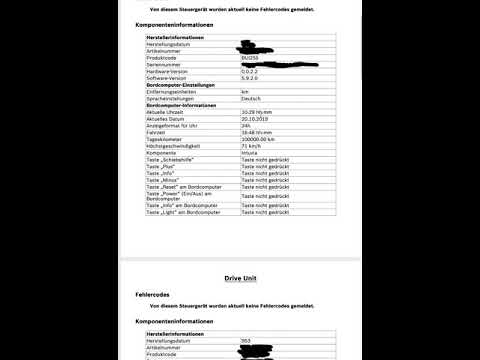 Update zum Tuning vom Bosch CX Gen4 (RedPed 2)