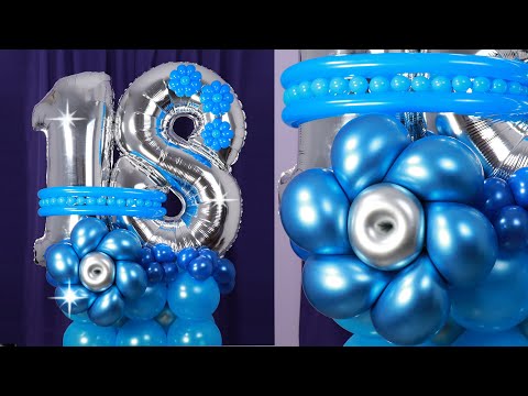 BOUQUET DE GLOBOS - como hacer un bouquet de globos - bouquet de globos cumpleaños - Gustavo gg