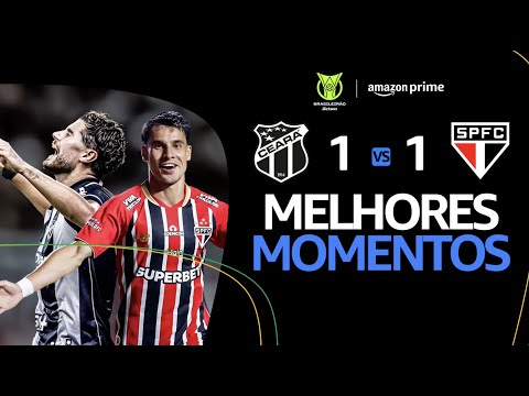 CEARÁ 1 x 1 SÃO PAULO
