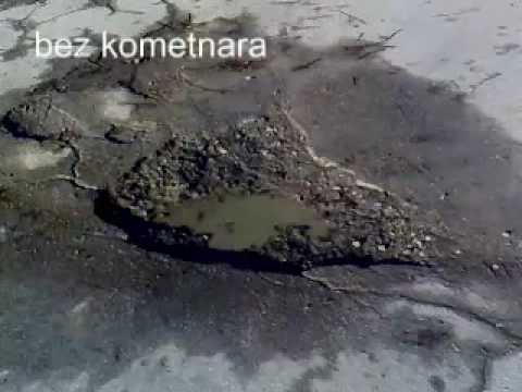 Soljani - Oštećenje na kolniku