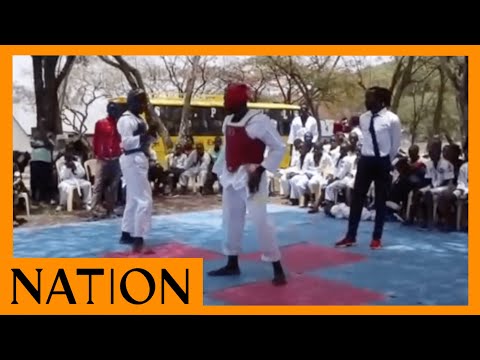 Homa Bay parents enrol children on martial arts