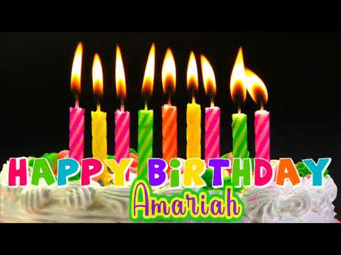 Amariah birthday song happy birthday amariah