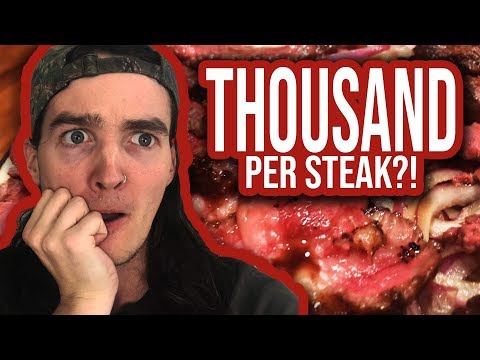 Trying $1000 Japanese Kobe Beef Steaks!!!