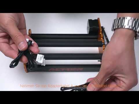 Auspacken und Bedienungsanleitung der rotierenden Walze M2 | ACMER P2