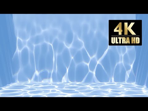 Background Video - Caustic Pool Swimmingpool - DJ - VJ Loops - Motion Design - 4K - UHD