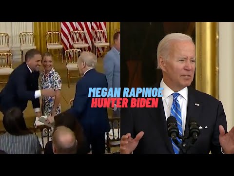 Biden: 'My Son, Hunter, Is Here At The White House', Soccer Megan Rapinoe received Medal of Freedom
