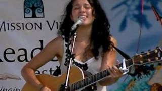 Kina Grannis Stars Falling Down Live Acoustic @ Mission Viejo Readers Fest 091209