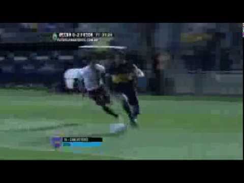 Gol de Tevez - Lanus 0 -  Boca Juniors 2 (semifinal copa Argentina)