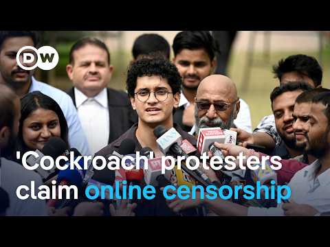 India’s viral ‘cockroach’ movement alleges social media crackdown | DW News