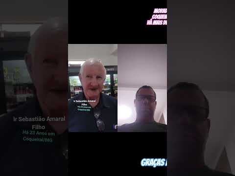 Morador da nossa Querida Coqueiral no Sul de Minas gerais - ir Sebastião Amaral