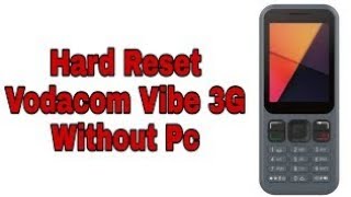 how to flash vodacom vibe 3g |remove password | without pc  2021     stock on logo.#vodafone #vibe