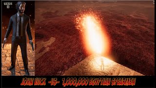JOHN WICK THE TANK VS 1,000,000 EGYPTIAN SPEARMEN | Ultimate Epic Battle Simulator 2 | UEBS2