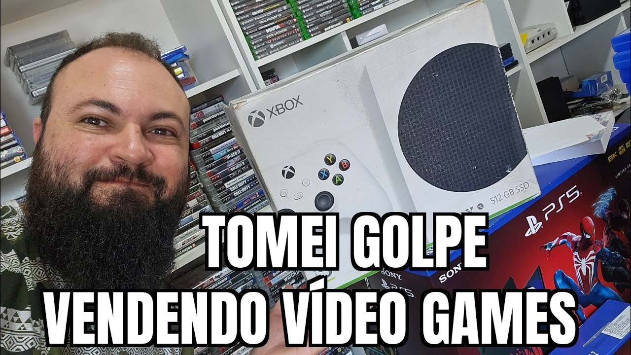 Tomei golpe vendendo vídeo games na Internet