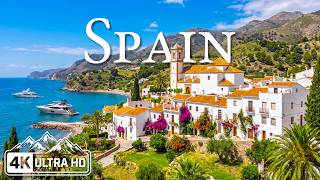 Spain 4K UHD | The Ultimate Escape to Whitewashed Villages & Coastal Towns