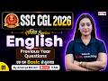 SSC CGL 2026 SSC CGL English Previous Year Solved Paper SSC CGL English Classes By Ananya Mam 1