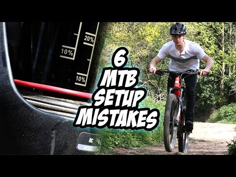 6 MOUNTAIN BIKING SETUP MISTAKES TO AVOID... NOW!
