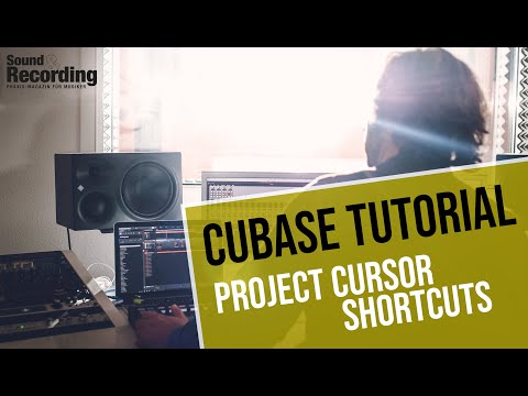 Cubase Pro 9 Tutorial: Project Cursor Shortcuts | german/deutsch | Sound & Recording