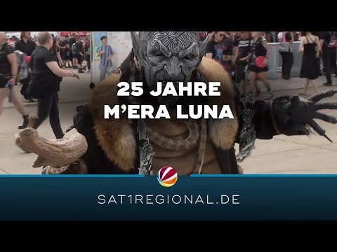 25 Jahre M’era Luna: Zehntausende Menschen feiern Goth-Festival in Hildesheim