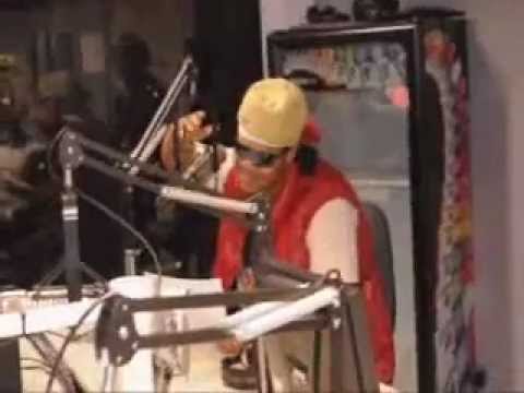 P. Coakley sings live on air at WGCI with Connie