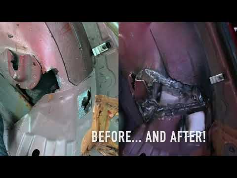 Volvo 850 Restoration Part 3 - Volvo 850 Rear Wheel Arch Repair