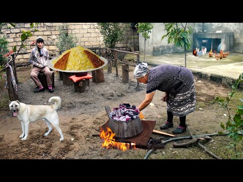 Grandma's Dinner Recipe - Azerbaijani Pilaf with Fish