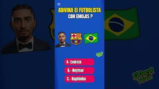 Adivina el futbolista por Emojis #shorts mundial messi, cristiano ronaldo, mbappe, vinicius, yamal