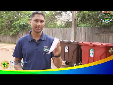 Para manter a cidade mais limpa, a gestão investiu nos containers de armazenamento de lixo