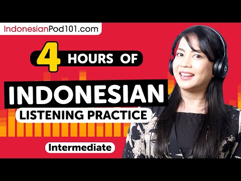 4 Hours of Real Life Indonesian Listening Skills | For Intermediate Learners