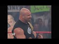 Goldberg Stone Cold Steve Austin Eric Bischoff Segment Raw September 22 2003