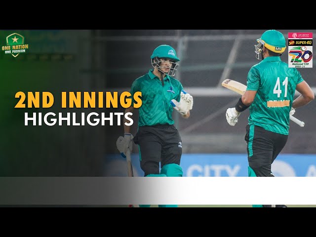 2nd Innings Highlights | Rawalpindi vs Abbottabad | Match 7 | National T20 2023-24 | PCB | M1W1L