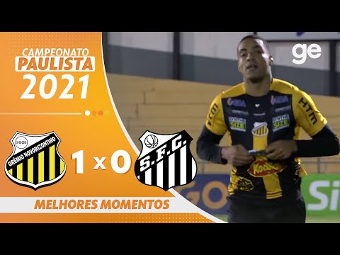 Vídeo - Novorizontino 1 x 0 Santos – Paulistão 2021!
