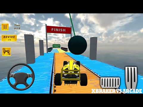 Formula Ramp Car Stunts: Impossible Yellow Formula Levels 60 TO 57 - Android Gameplay Walkthrough