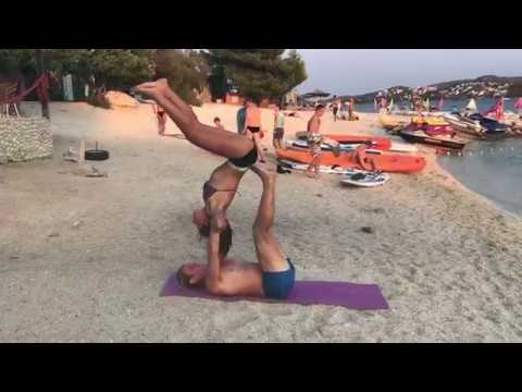 Acroyoga, Kayaking and Snorkeling Adventures @ Medena Beach, Trogir, Croaita