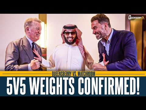 Frank Warren & Eddie Hearn select 5 v 5 weights with His Excellency plus Wembley Stadium surprise 🍿